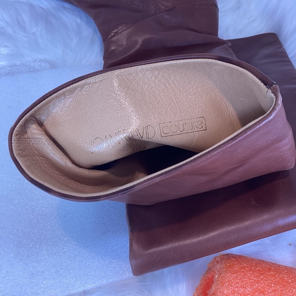 JOAN & DAVID COUTURE ITALIAN LEATHER KNEE HIGH EQUESTRIAN RIDING BOOTS SZ 7 - Picture 11 of 13